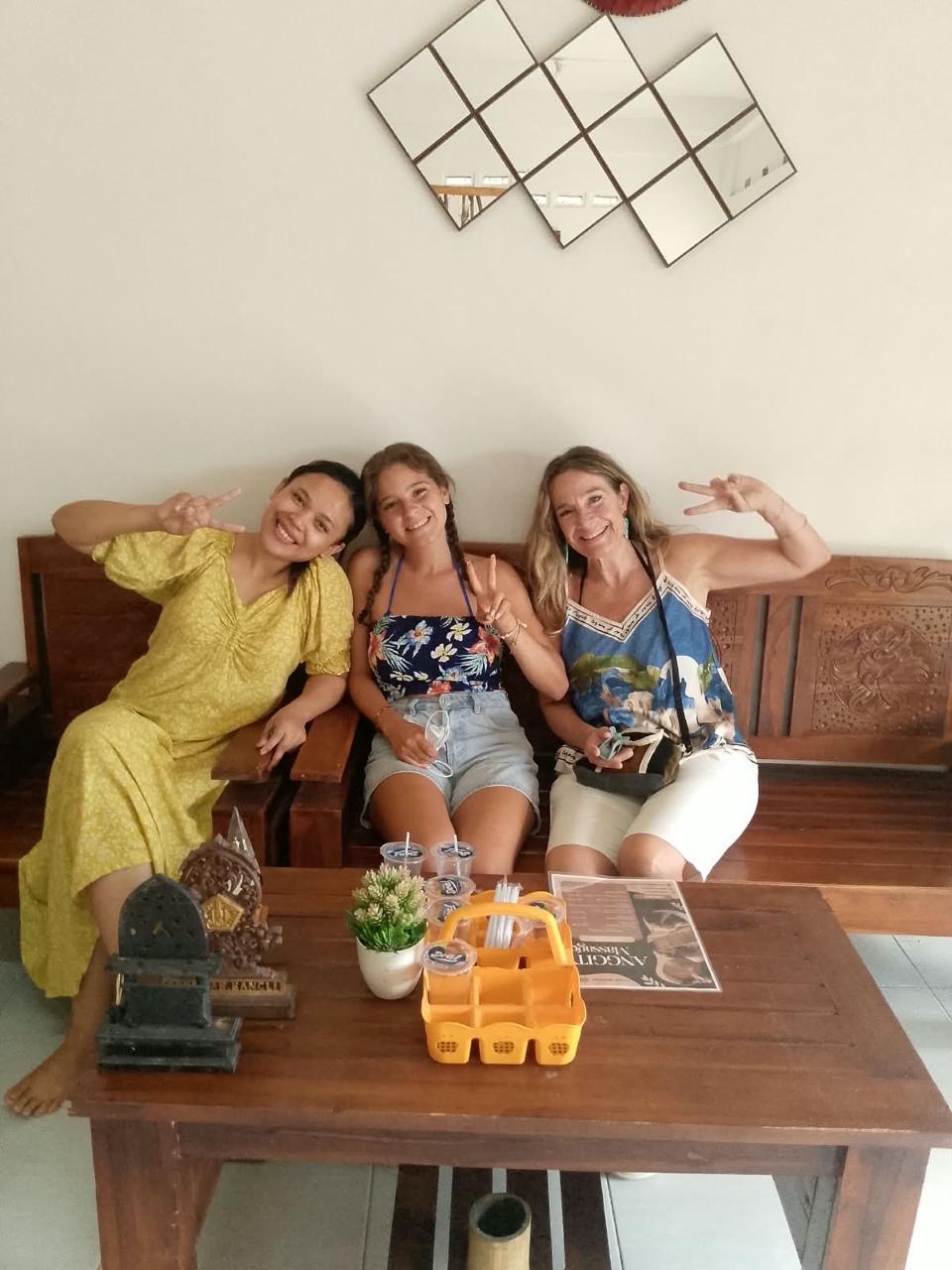 Happy guest after massage