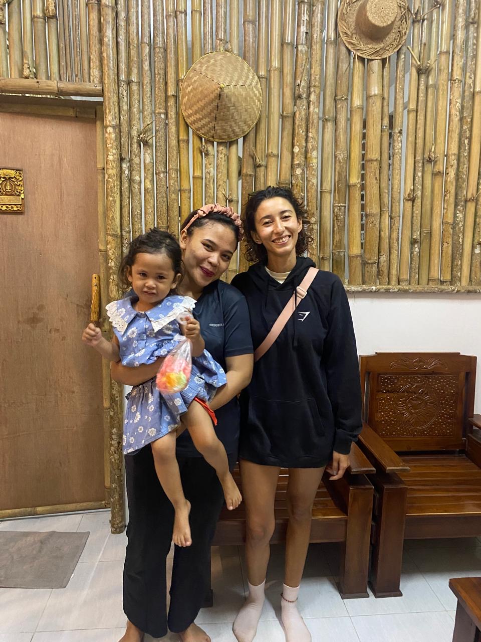 Happy guest after massage