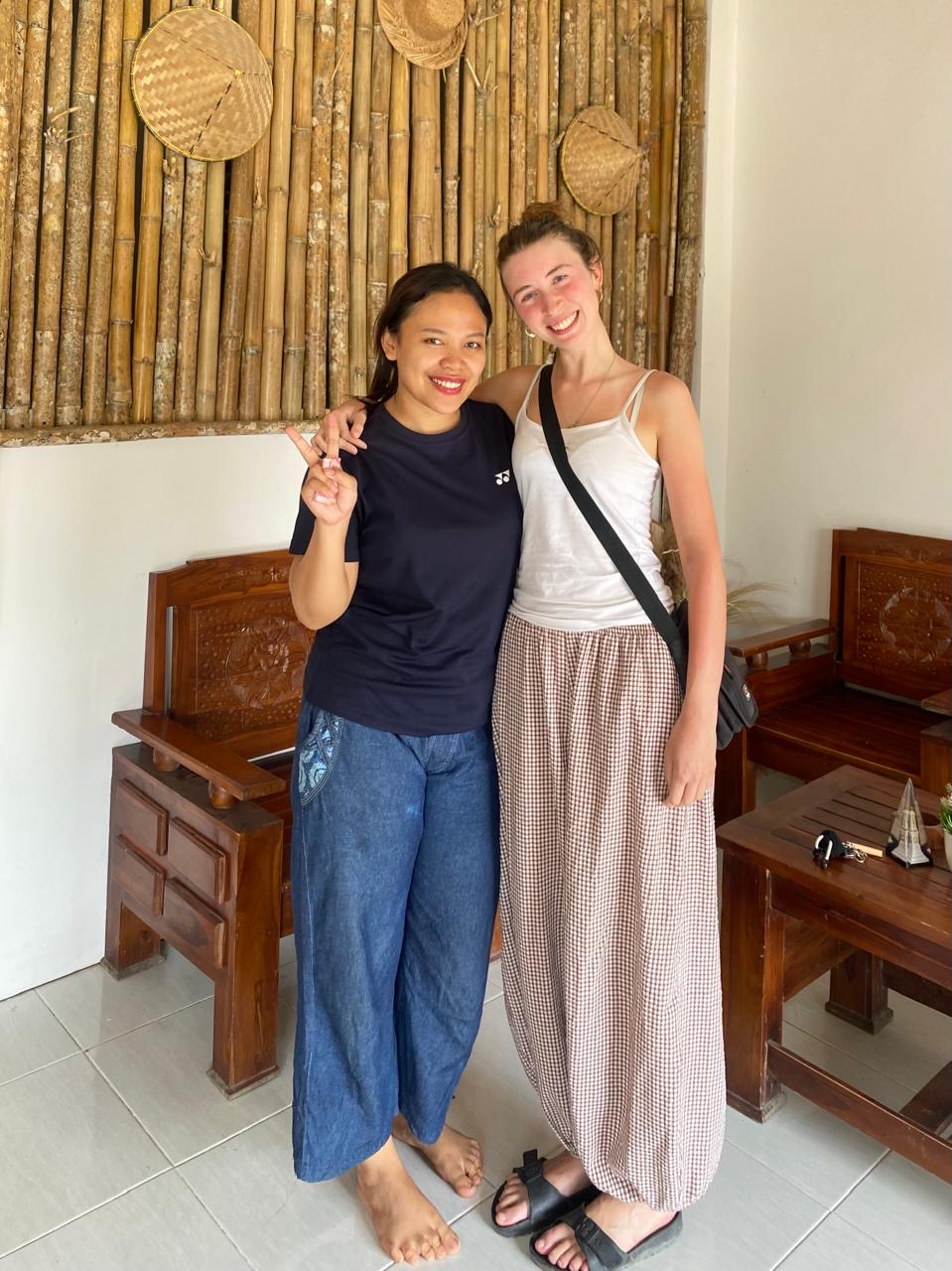Happy guest after massage
